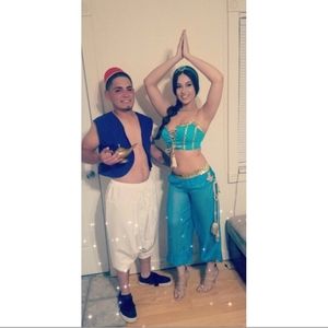 Jasmine and Aladdin costumes